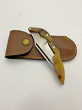 N690 HORN HANDLE GHOST FOLDING KNIFE GF1010