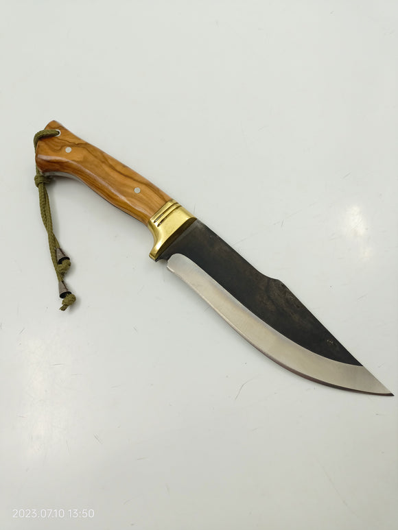  yatagan Wolf Head Knife - Hunting Knife 4116 steel