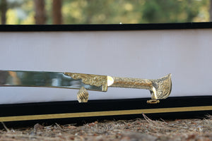 Gold Yatagan Sword - SW1001