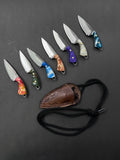 Handmade Necklace Knife and Sheath Pendant Knife hk1050