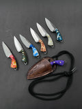 Handmade Necklace Knife and Sheath Pendant Knife hk1050