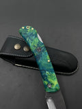 Green Custom Engraved Folding Knife Personalized Gifts For Boyfriend Custom Gift For Men