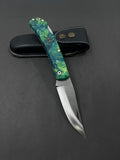 Green Custom Engraved Folding Knife Personalized Gifts For Boyfriend Custom Gift For Men