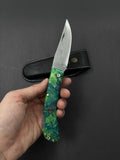 Green Custom Engraved Folding Knife Personalized Gifts For Boyfriend Custom Gift For Men