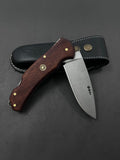 Custom Engraved Pocket Knife with Sheath