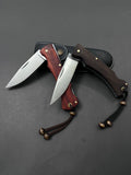 Folding Knife Pocket Knife With Leather Sheath fk1010