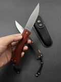 Folding Knife Pocket Knife With Leather Sheath fk1010