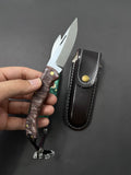 Folding Knife Pocket Knife With  Leather Sheath fk1009