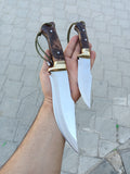 2 PCS  HandMade Hunting and Camping Knife