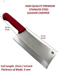 Non- Slip handle Stainless Steel Cleaver